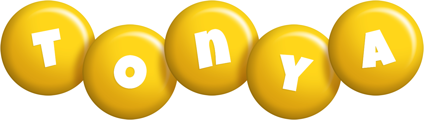 Tonya candy-yellow logo