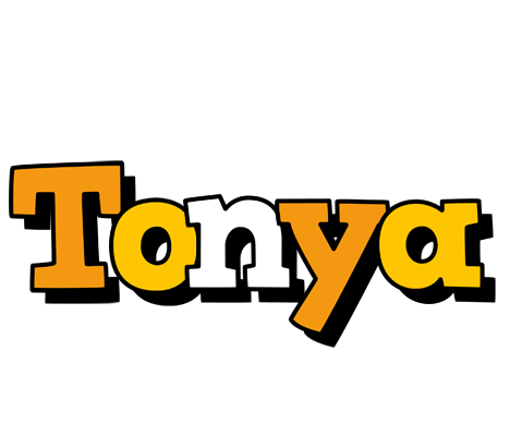 Tonya cartoon logo