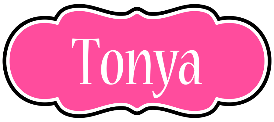 Tonya invitation logo