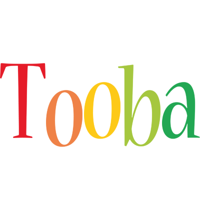 Tooba birthday logo