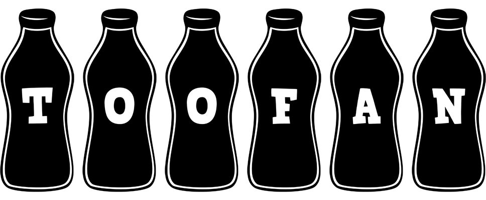 Toofan bottle logo