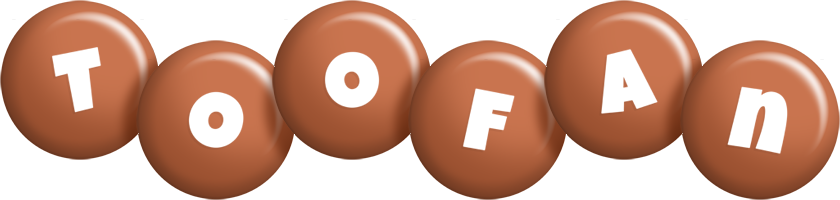 Toofan candy-brown logo