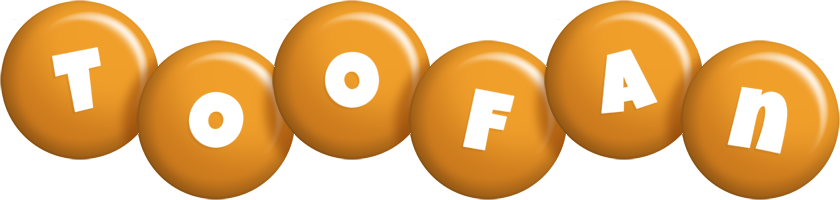 Toofan candy-orange logo