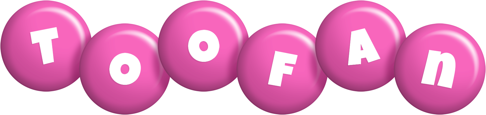 Toofan candy-pink logo
