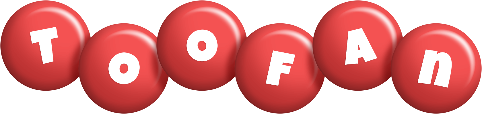 Toofan candy-red logo