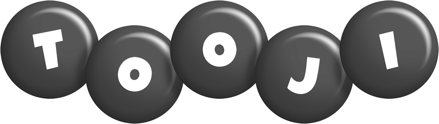 Tooji candy-black logo