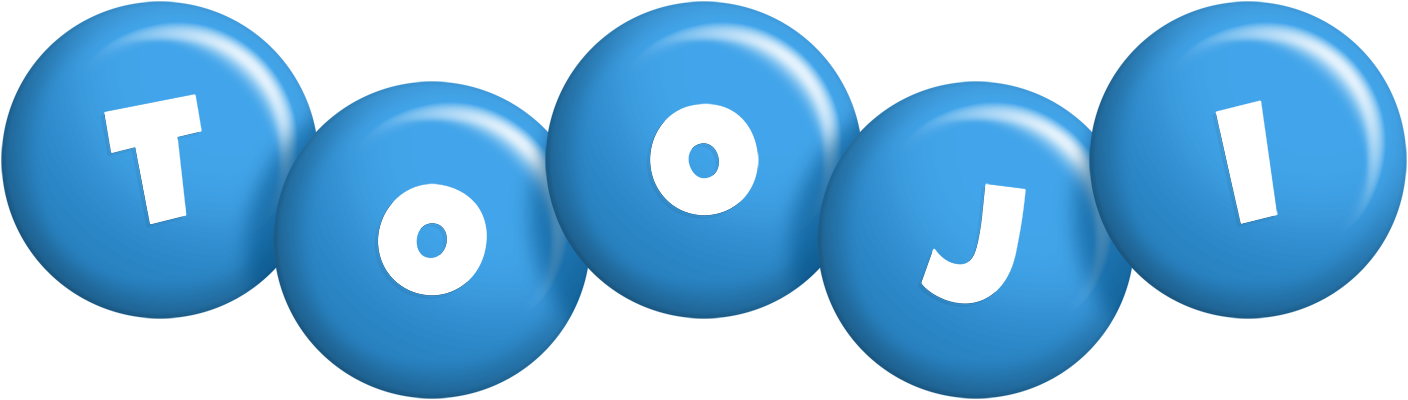 Tooji candy-blue logo