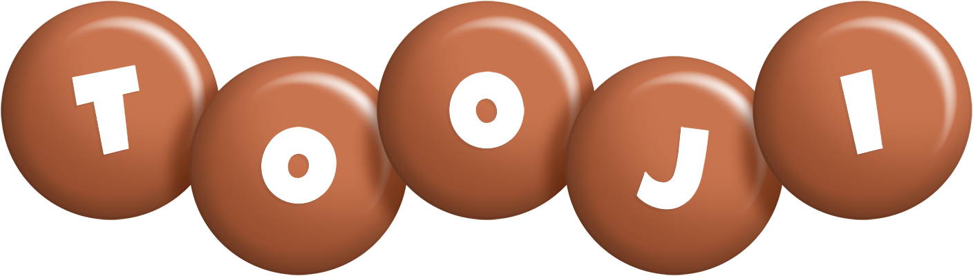 Tooji candy-brown logo