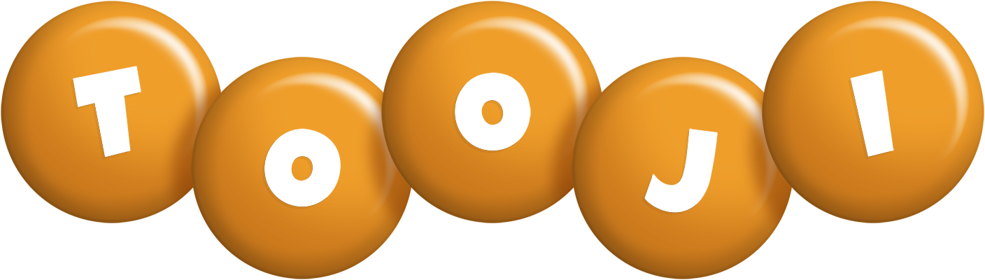 Tooji candy-orange logo