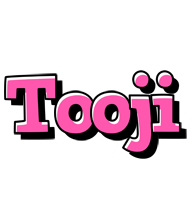 Tooji girlish logo