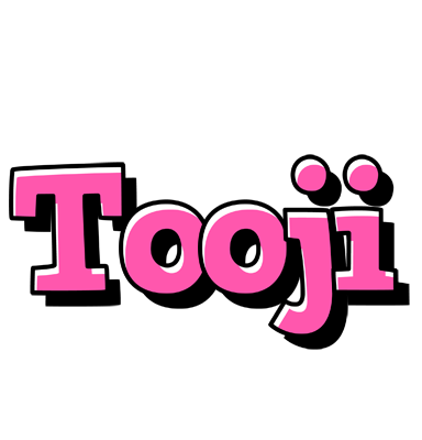 Tooji girlish logo