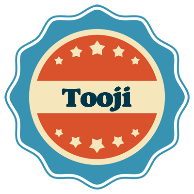 Tooji labels logo