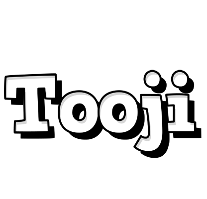 Tooji snowing logo