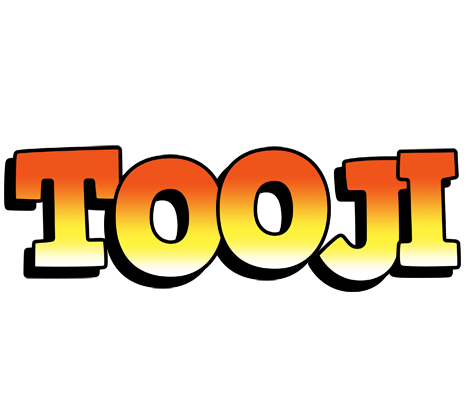 Tooji sunset logo