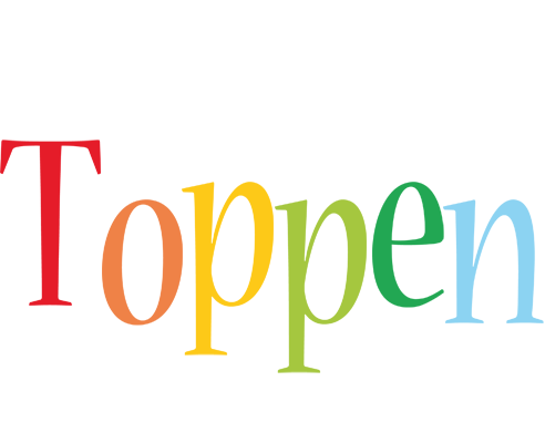 Toppen birthday logo