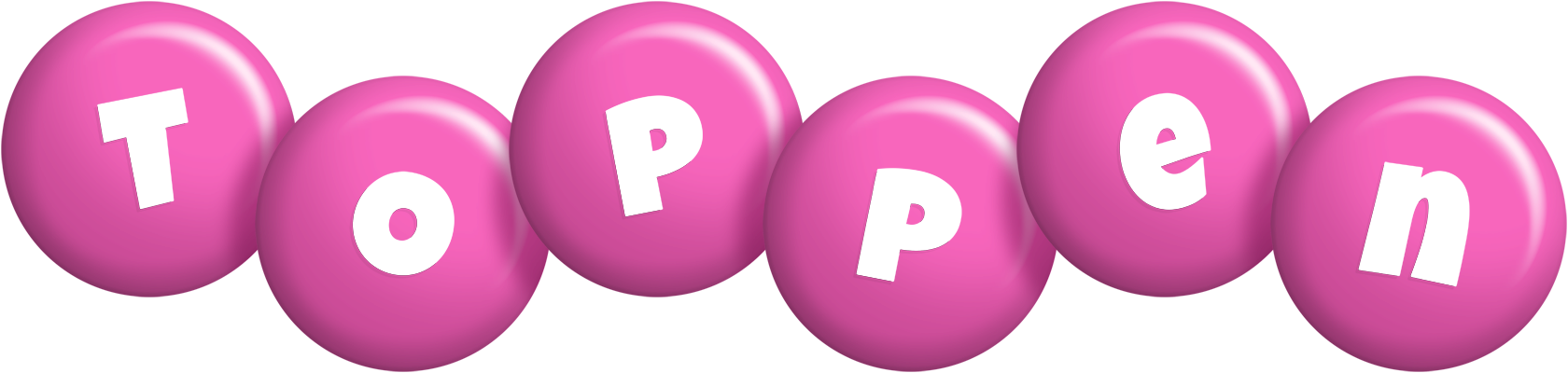 Toppen candy-pink logo