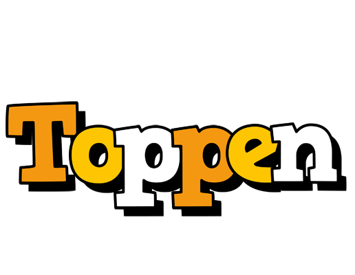 Toppen cartoon logo
