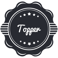 Topper badge logo