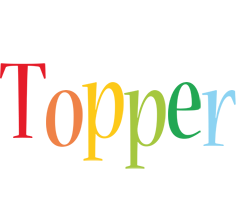 Topper birthday logo