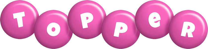 Topper candy-pink logo