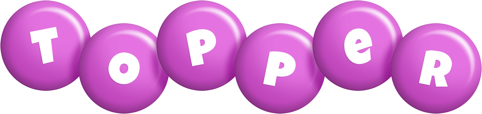 Topper candy-purple logo