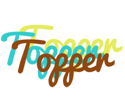 Topper cupcake logo