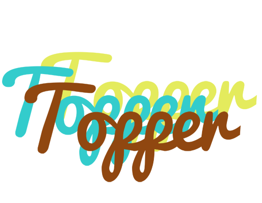 Topper cupcake logo
