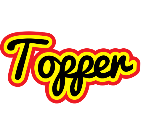 Topper flaming logo