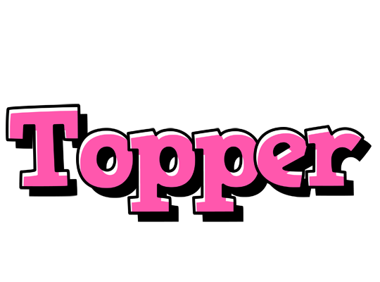 Topper girlish logo