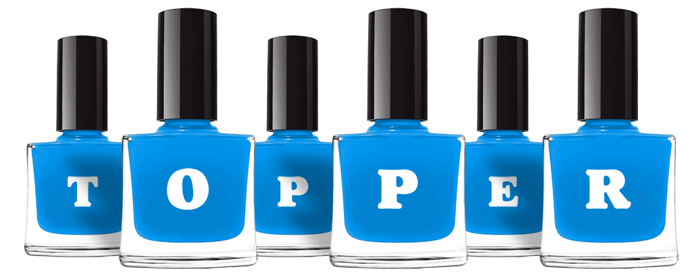 Topper glossy logo