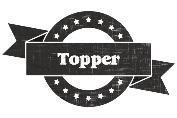 Topper grunge logo