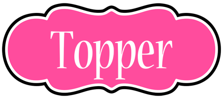 Topper invitation logo