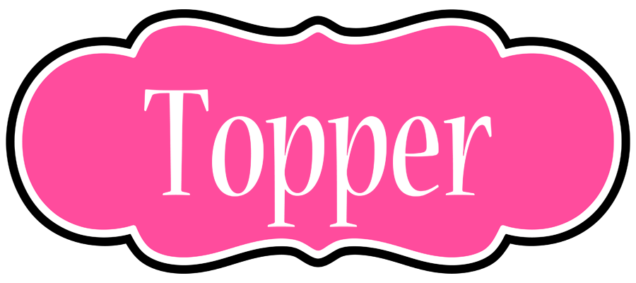 Topper invitation logo