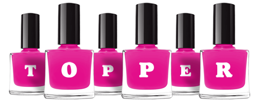 Topper nails logo