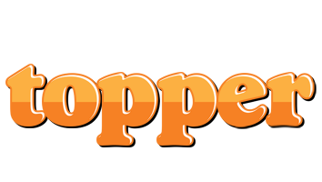 Topper orange logo