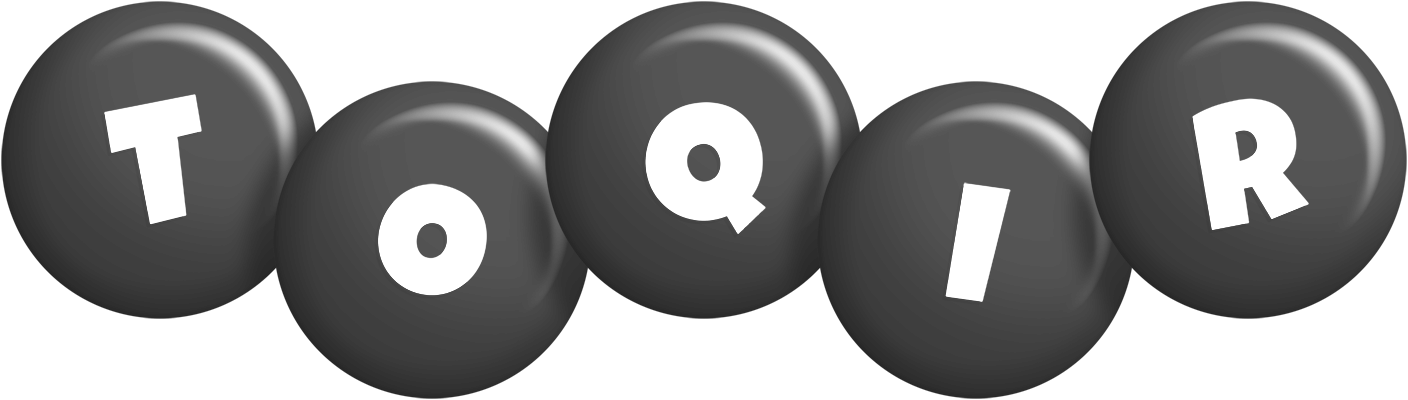 Toqir candy-black logo