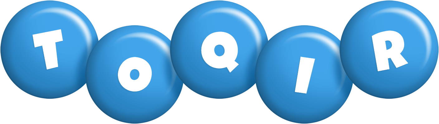 Toqir candy-blue logo
