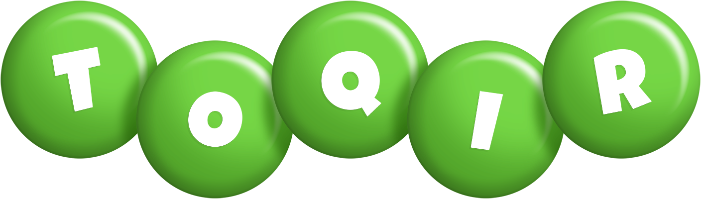 Toqir candy-green logo