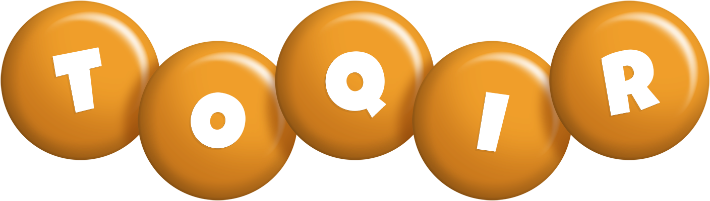 Toqir candy-orange logo