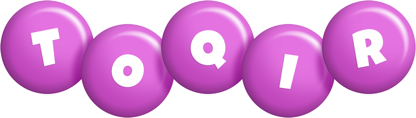 Toqir candy-purple logo