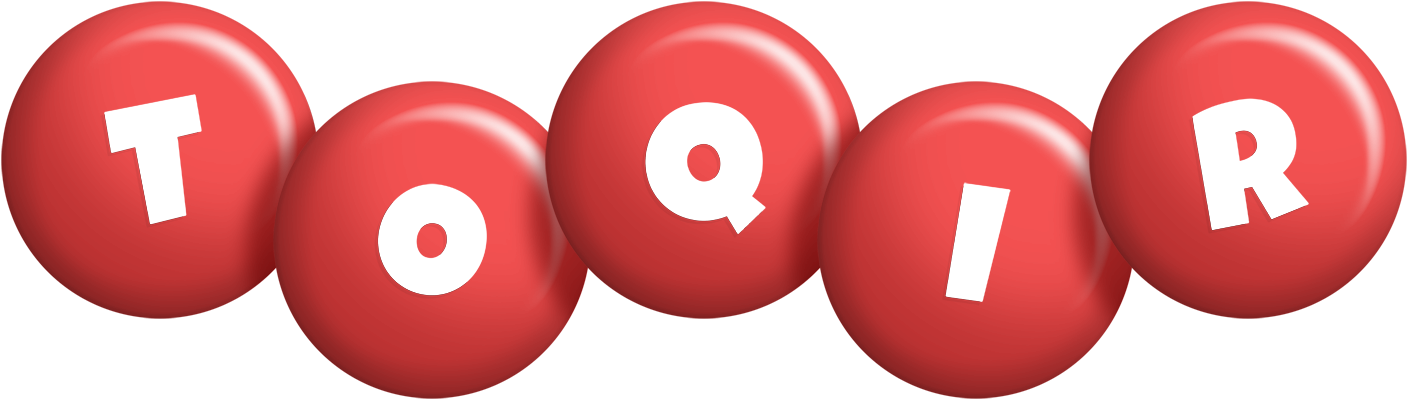 Toqir candy-red logo