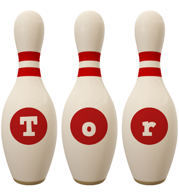 Tor bowling-pin logo