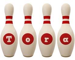 Tora bowling-pin logo