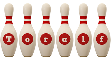 Toralf bowling-pin logo