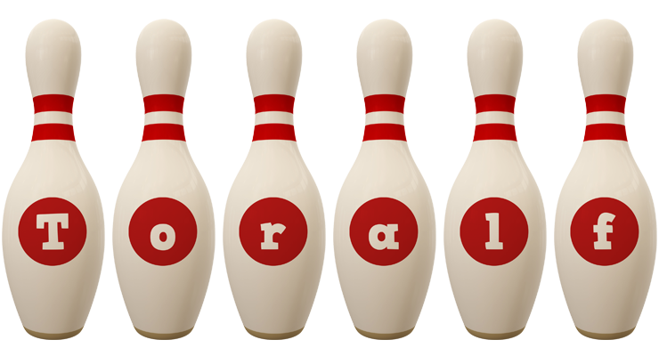 Toralf bowling-pin logo