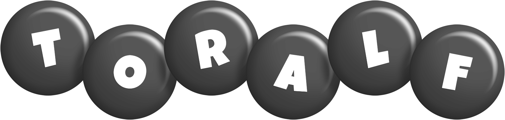 Toralf candy-black logo