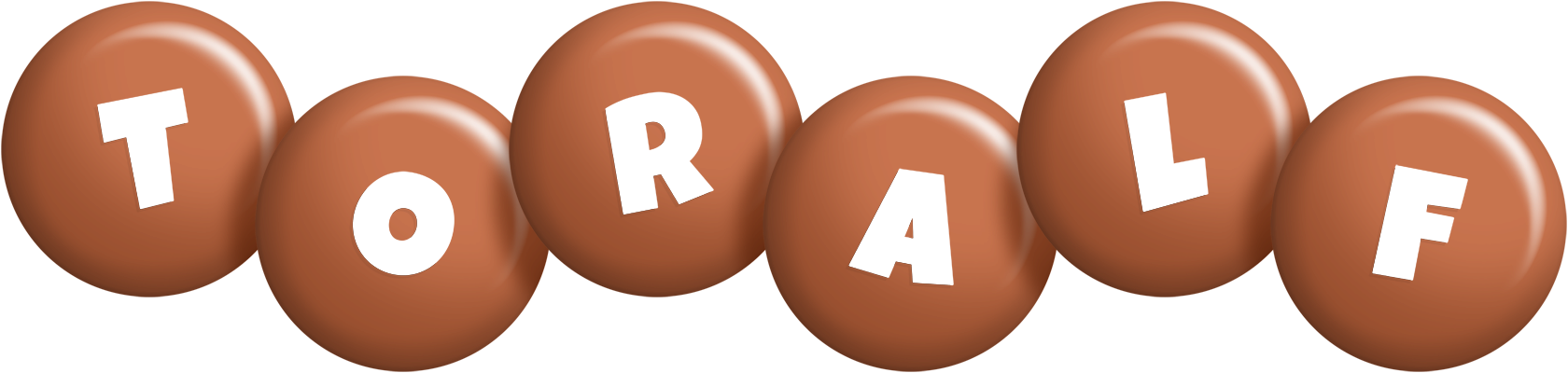 Toralf candy-brown logo
