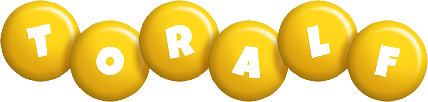 Toralf candy-yellow logo