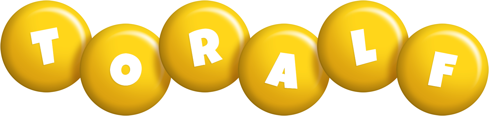 Toralf candy-yellow logo