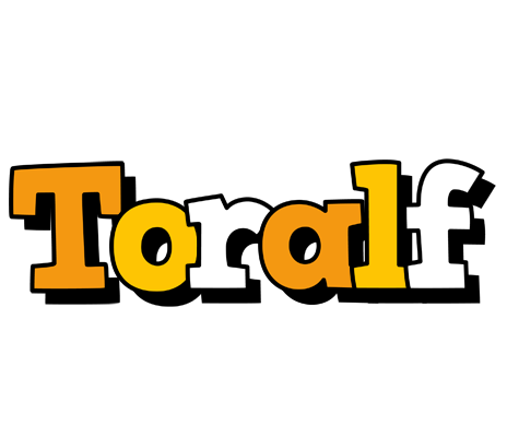 Toralf cartoon logo